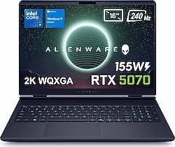 Alienware 16X Aurora AC16251 Ultra 7 255HX 16GB 1TB SSD GeForce RTX 5060 8GB 16" WQXGA Notebook