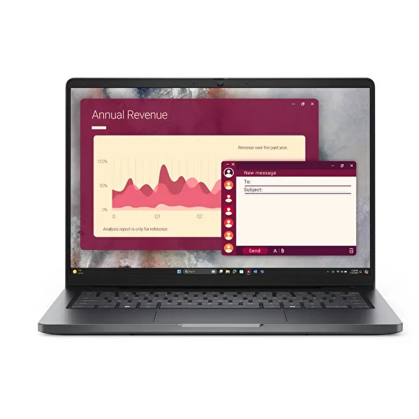 Dell Pro 16 | İntel Core Ultra 7 255U | 16 GB RAM | 512 GB SSD | 16" FHD+ | W11P Notebook