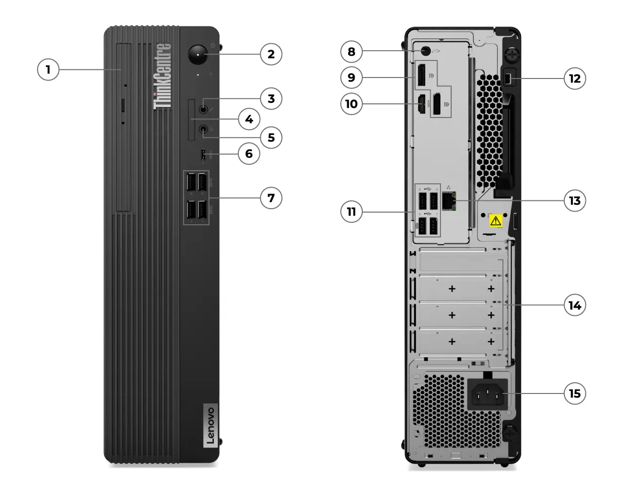 Lenovo Thinkcentre M75S Gen 5 Desktop PC SFF Ryzen 5 Pro 8500G 3.50 GHz 32GB DDR5 512GB SSD W11P